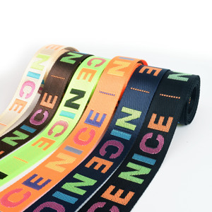 Bán buôn Jacquard thêu Polypropylene <span class=keywords><strong>Webbing</strong></span> trong màu sắc tùy chỉnh - Product Image 1