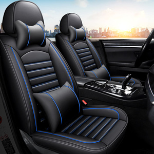 Housse de siège de voiture respirante en similicuir toutes saisons pour conducteur automobile SUV pick-up camion berline universelle antidérapante protection arrière - Product Image 4