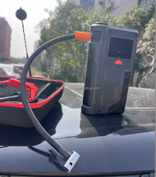 Gonfleur de pneus portable avec lumière LED, manomètre numérique, pompe électrique, moniteur de pression des pneus et charge rapide