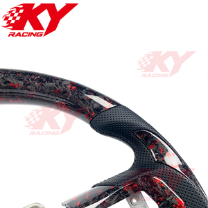Accesorios Interiores para Automóviles Ford Mustang GT350 GT500 GT Shelby 2003-2023, Volante de Fibra de Carbono Forjado Estilo Racing - Product Image 2