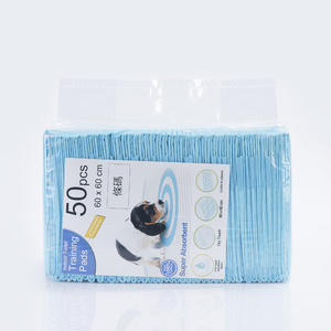 Tapis d'entraînement pour animaux de compagnie en tissu non tissé, personnalisable avec logo OEM/ODM, pour chien, 60*60cm, 50 pièces, jetables, pour nettoyage des chiots - Product Image 2