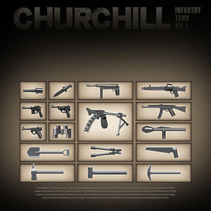 Ensemble de jouets de construction de chars militaires pour garçons Churchill ank avec soldats - Product Image 6