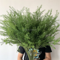 E-433 simulierter Blumenstrauß Kunstrasen pflanzen Großhandel Hochzeit Plastik pflanze Grün Dekorative Grüne Pflanze Künstlich