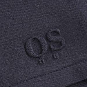 กางเกงขาสั้นลำลองผู้ชายสไตล์วินเทจเอวยางยืดปานกลางผ้าวอร์สเตดเนื้อผ้าล้างสีเรียบพร้อมโลโก้ปักนูน 3 มิติ แห้งเร็ว ระบายอากาศได้ดี สำหรับฤดูร้อน - Product Image 3