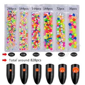 Strass Opale Luminescent Plat Scintillant en Gros d'Usine Oleeya pour Décoration d'Ongles et Vêtements - Product Image 5