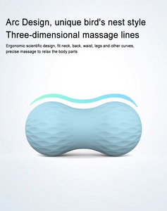 All'ingrosso personalizzato Logo Yoga Fitness tessuto profondo Silicone pearut massaggio palla - Product Image 5