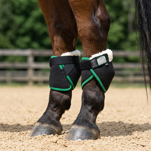Click Hock Shield Ultra Horse Boots Full Wrap Fleece Lined Neoprene Arthritic Hock Sore Protector Pair Lightweight Made - Product Image 3