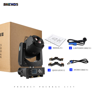 Shehds <span class=keywords><strong>200W</strong></span> Di Chuyển Đầu Ánh Sáng Tại Chỗ Dmx512 7 Tĩnh Gobo 6 Xoay Gobo Cho Nguồn Cung Cấp Ánh Sáng Sáng Lễ Hội Đảng - Product Image 2