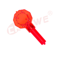 Bâton de signalisation LED portable, clignotant, pour signalisation Stop/Slow, lumière d'avertissement de sécurité rechargeable pour travaux routiers, autoroute
