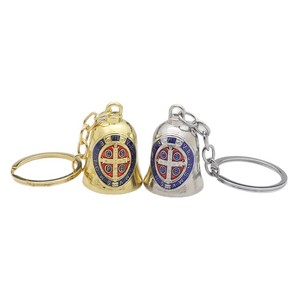Venta caliente pequeña campana pequeña Vintage colgante de Guadalupe de Metal para decoración de bolsa de coche accesorios de llavero de joyería - Product Image 5