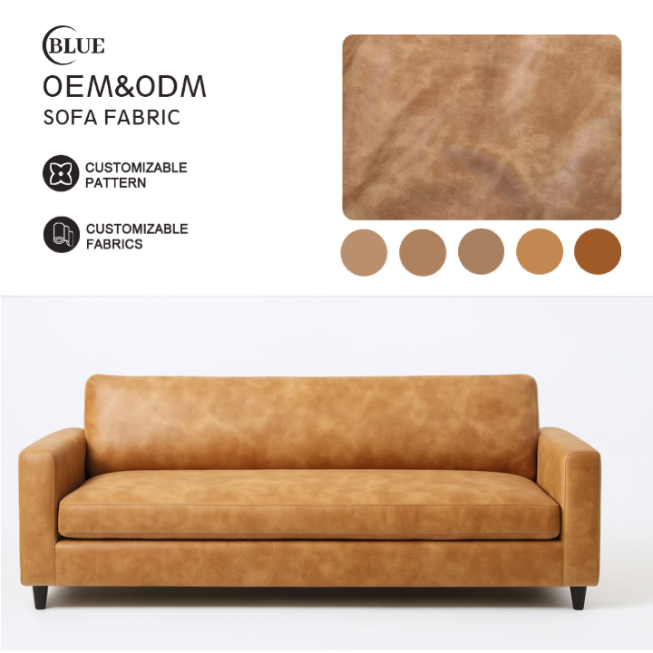Mica China Manufacturer Faux Leather Synthetic PVC Leather Fabric for Sofa Chair Car Bag Use-Abrasion-Resistant Custom Thickness