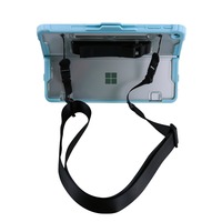 Étuis transparents Laudtec avec dragonne pour ordinateur portable Microsoft Surface Pro 12, avec emplacement pour stylet, bandoulière, housse antichoc pour tablette Pbk332 – Vente en gros OEM/ODM/Marque Privée