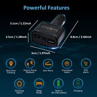 Rastreador GPS 4G SinoTrack 4G, seguimiento de dispositivos USB dual con encendedor de cigarrillos para automóvil, 2, 2, 2, 2, 2, 2
