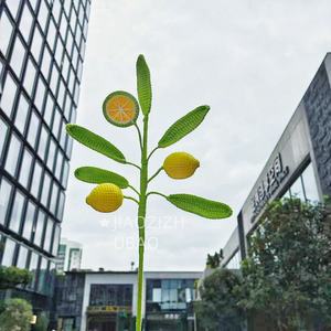 Prachtige handgebreide zure citroen bloemstukken en knikkerijen als cadeau voor familie en huisdecoratie - Product Image 2