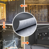 Rouleau d'isolation acoustique en feutre vinyle massif (MLV) pour murs et sols, barrière anti-bruit