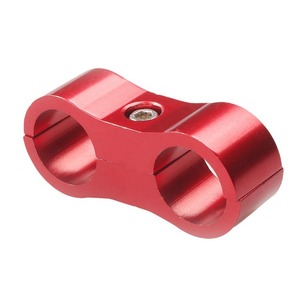 Collier de serrage universel en alliage d'aluminium Xuzhong pour conduite d'huile de voiture, fixation double trou, compatible AN4 AN6 AN8 AN10 AN12 - Product Image 3