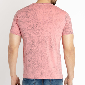 T-shirt surdimensionné en coton 100% lourd 2024 T-shirt d'été uni Streetwear T-shirt brodé pour hommes - Product Image 5