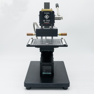 New Manual <b>Leather</b> Logo Letter Heat Press Hot Foil Stamping Embossing Machine for PVC Paper Garment Label <b>Printer</b> 90XTS - Product Image 2