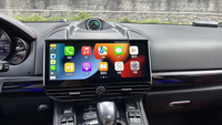 Autoradio Android 12,3 pouces avec CarPlay, GPS, navigation, lecteur MP3/MP4, écran tactile, tableau de bord pour Porsche Cayenne 2011-2017
