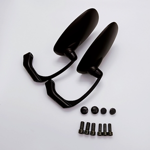 Gương chiếu hậu xe máy 8mm 10mm dành cho xe Cafe Racer, Vespa, <span class=keywords><strong>Scooter</strong></span>, phụ kiện xe máy đa năng, phụ tùng tay lái, gương chiếu hậu bên - Product Image 5