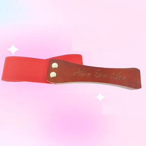 Huayu Ao <b>Leather</b> Paddle Black And Red Wooden Handle Spanking <b>Tool</b> For Adults Unisex Game Accessories - Product Image 2