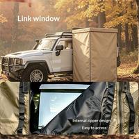 Auvent latéral universel pour voiture, tente de douche imperméable 420D, abri pliable pour toit de voiture, pour camping, SUV, 4x4, overlanding