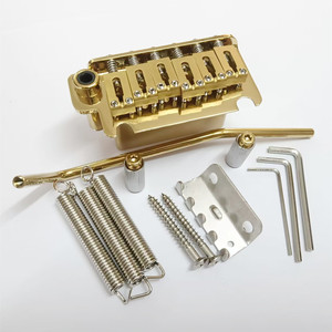 Nâng Cấp Tremolo Brass Khối Thép Không Gỉ Yên Ngựa Đầy Đủ Kích Thước Tremolo Cầu 2-Điểm Vibrato Guitar Cầu - Product Image 5