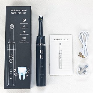 Multifunctional <b>Tooth</b> Polisher 5 Modes IPX6 Waterproof With 5 Replacement Heads For <b>Teeth</b> <b>Whitening</b> And Plaque Removal - Product Image 3