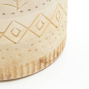 Jarrón de Madera Moderno Hecho a Mano, Diseño de Bambú Cerámico de 8.5X15 para Decoración de Sala de Estar - Product Image 5