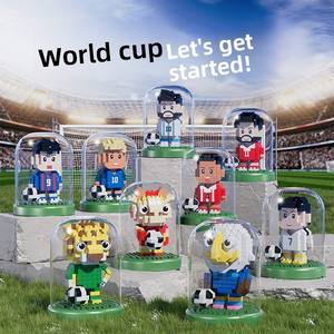 Figuras <span class=keywords><strong>de</strong></span> Personajes <span class=keywords><strong>de</strong></span> Fútbol Transfronterizas 2026, Accesorios <span class=keywords><strong>de</strong></span> Juego <span class=keywords><strong>de</strong></span> Fútbol <span class=keywords><strong>de</strong></span> ABS, Mascotas Compatibles con Bloques, Caja <span class=keywords><strong>de</strong></span> Color - Product Image 2