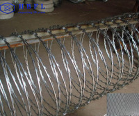 Machine de fabrication de clôture à maillons de chaîne en fil barbelé Concertina Razor avec composants de base Moteur de pompe Roulement à engrenages PLC