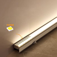 Lampu Linear pemrograman Rgb lampu eksterior luar ruangan tahan air pengubah bangunan lanskap Led lampu tabung piksel