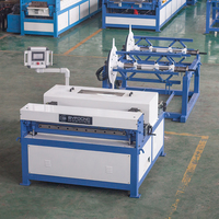 Ligne de production de fabrication de conduits d'air HVAC, équipement de ligne automatique 2