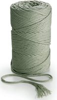 OKAY Cordon Macramé Monobrin Pas Cher, Coton Polyester Premium en Gros, 18 Couleurs, Corde en Coton Torsadé 3MM Gratuite, Chaussures, 100M