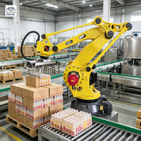 Sertifikasi CE Robot Palletizer Otomatis Penuh untuk Pengemasan Industri ABB