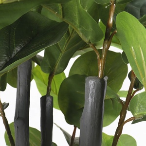 5FT Faux Chậu Cây Nhựa Trang Trí Nội Thất Cây Xanh Cây Nhân Tạo Fiddle Lá Cây Vả 7334 - Product Image 4