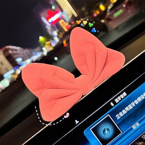 Car <b>Bow</b> Ornament <b>Large</b> Fabric Decor For Console Interior Accessories - Product Image 1