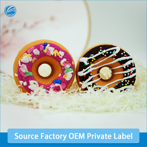 Bombas de Baño con Forma de Donut, Personalizadas al por Mayor, con Sal de Soda, Aceite Vegano Natural, Hechas a Mano para Niños - Set en Caja de Regalo - Product Image 2