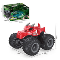 Coche RC de acrobacias con pulverizador personalizado de 4 canales, vehículo todoterreno de larga duración recargable por USB para niños