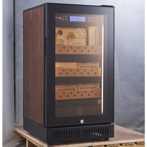 Humidor Eléctrico Pequeño de Acero Inoxidable para Cigarros, con Tanque de Agua para Humidificación, Capacidad de 68L, Temperatura Digital, 200 Unidades - Product Image 4