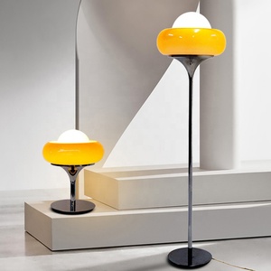 Hiện đại tầng chiếu sáng rèn sắt phòng khách sofa thiết kế trang trí kính <span class=keywords><strong>Retro</strong></span> Đèn sàn - Product Image 1