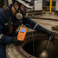 Détecteur multi-gaz professionnel HIREP à aspiration par pompe, analyseur de gaz portable, vente en gros OEM/ODM
