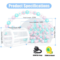 Dôme à bulles transparent Cile Fun House, tente gonflable imperméable pour location événementielle, équipement durable et facile à installer