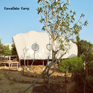 Tienda de Safari Kawagebo Kamp de Lujo en Forma de Capullo para Glamping, Duradera e Impermeable, Estilo Wild Coast Tented Lodge, para Complejos Turísticos y Hoteles - Product Image 2