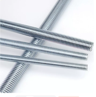 DIN975 Galvanized Carbon Steel Threaded Rod, Full Thread Stud, Fully Threaded Bolt, All-thread Screw M4 M5 M6 M8 M10 M12 DIN975