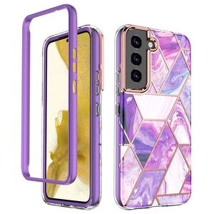 Funda IMD de lujo para <span class=keywords><strong>Samsung</strong></span> <span class=keywords><strong>Galaxy</strong></span> S21 <span class=keywords><strong>S22</strong></span>, carcasa de mármol dorado galvanizado para <span class=keywords><strong>S22</strong></span> <span class=keywords><strong>S22</strong></span> <span class=keywords><strong>Plus</strong></span> <span class=keywords><strong>S22</strong></span> Ultra, novedad de 2022 - Product Image 3