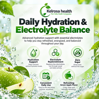 Complément alimentaire quotidien pour la vitalité et le bien-être des adultes, marque privée, poudre d'électrolytes pour l'hydratation quotidienne et le sport
