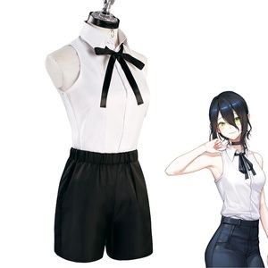 Disfraz de <span class=keywords><strong>Cosplay</strong></span> de <span class=keywords><strong>Chainsaw</strong></span> <span class=keywords><strong>Man</strong></span> Reze Bomb Devil - Uniforme Escolar Estilo Soviético, Conjunto Completo con Gargantilla - Product Image 1
