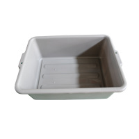 Comercial Rectangular apilable Cocina Comida vegetal almacenamiento plástico bolsas cajas lavado bañera lavabo autobús caja