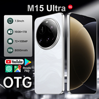 Smartphone M15 Ultra 5G à prix d'usine, 16 Go de RAM et 1 To de stockage pour les étudiants et les professionnels multitâche
